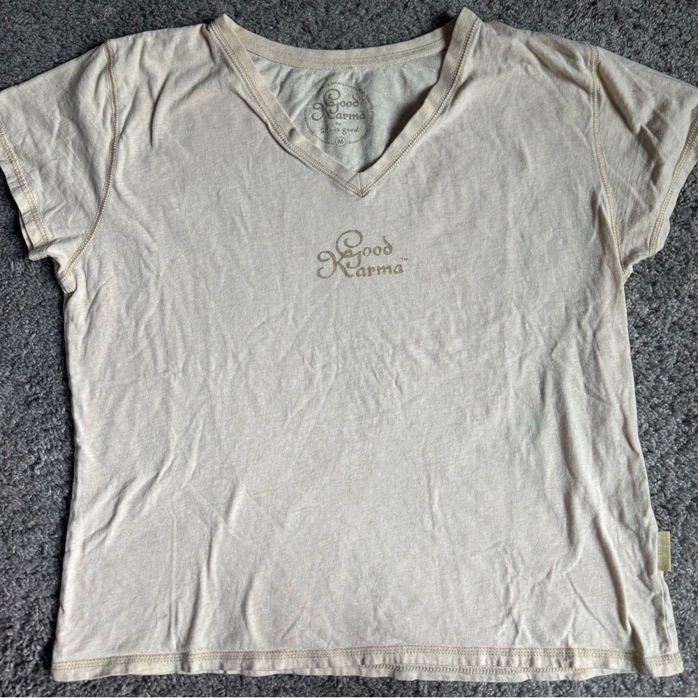 Life Is Good Cream Short Sleeve T-Shirt